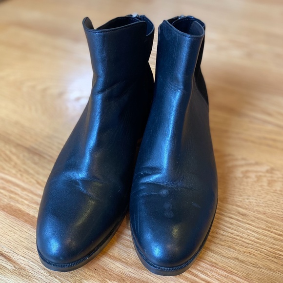 Cole Haan Womens Elion Bootie Black Leather 9 - Picture 3 of 5